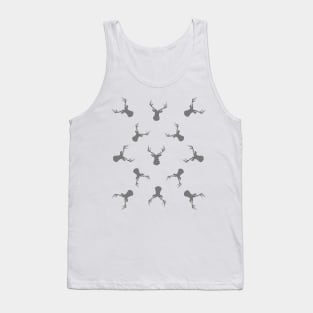 Deer pattern - black. Tank Top